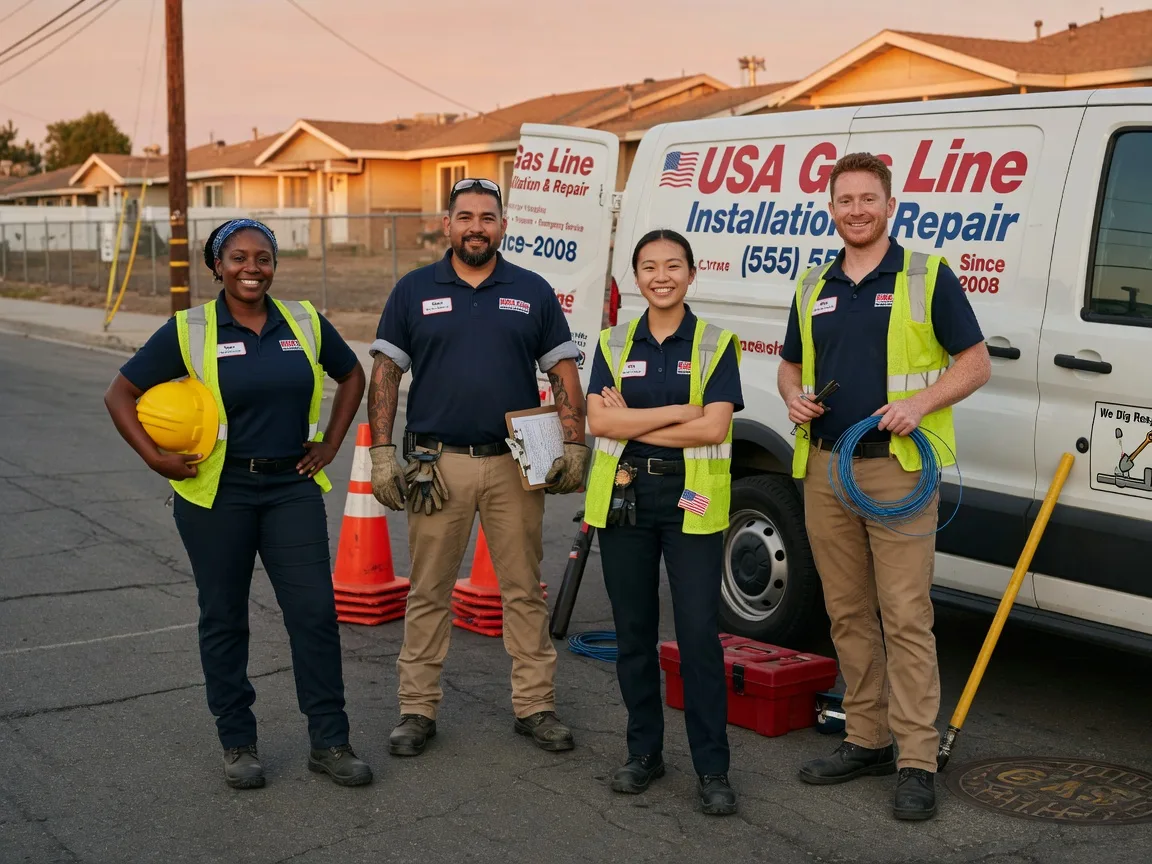 Gas Line Installation company in West Newton, IN